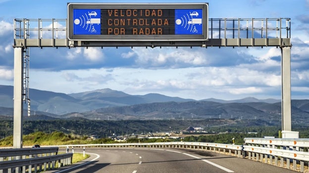 Velocidad controlada por radar