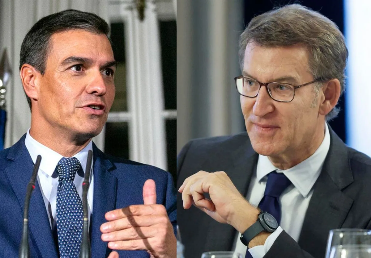 Pedro Sánchez y Alberto Núñez-Feióo.