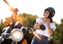 Casco para la moto