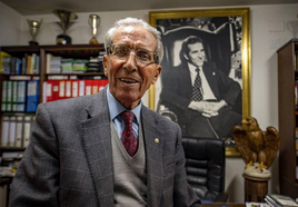 Federico Martín Bahamontes, primer ganador español del Tour de Francia.