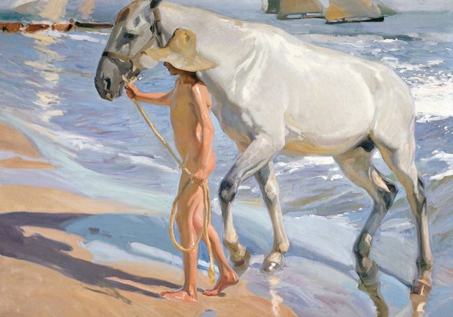 'El baño del caballo' (1909).