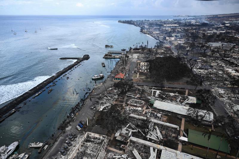 Así ha quedado la isla hawaiana de Maui tras los devastadores incendios