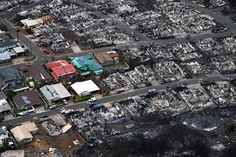 Así ha quedado la isla hawaiana de Maui tras los devastadores incendios