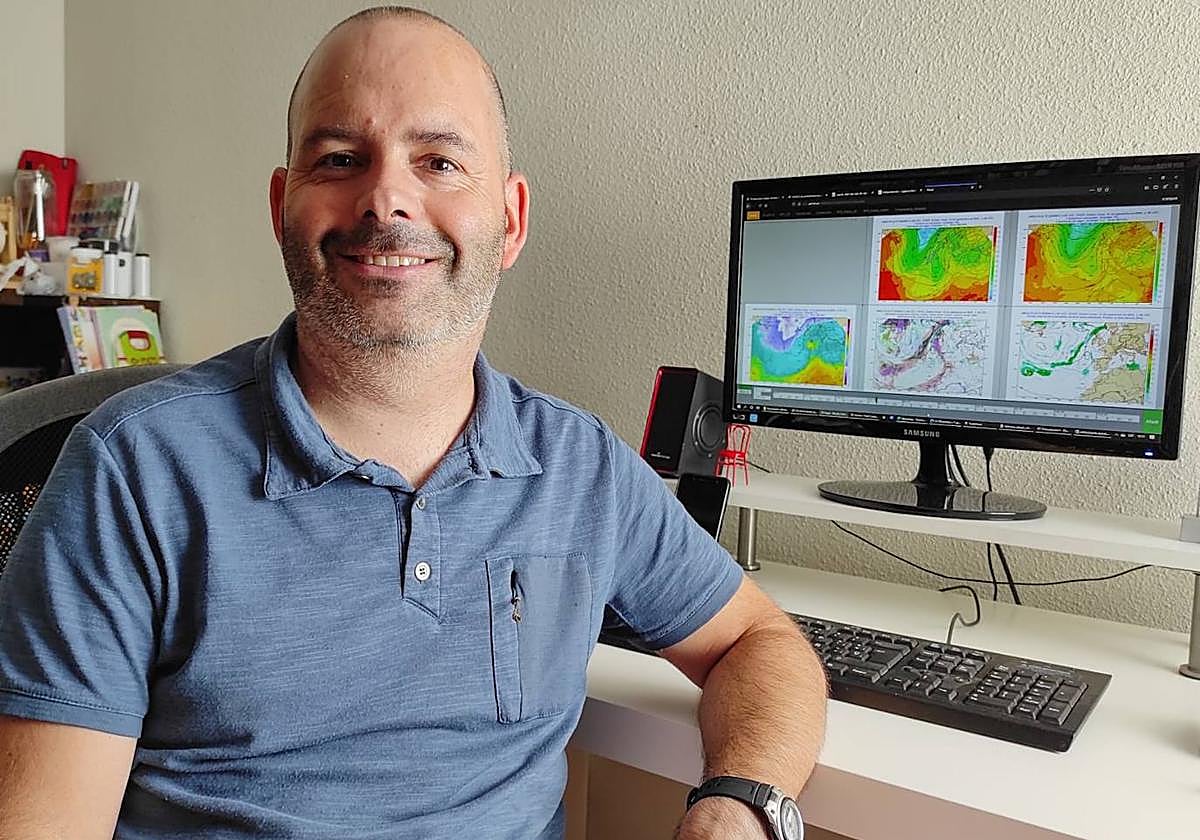 Rubén del Campo, portavoz de la Agencia Estatal de Meteorología.