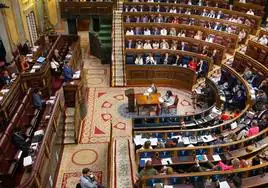 Un pleno del Congreso de los Diputados en la pasada legislatura.