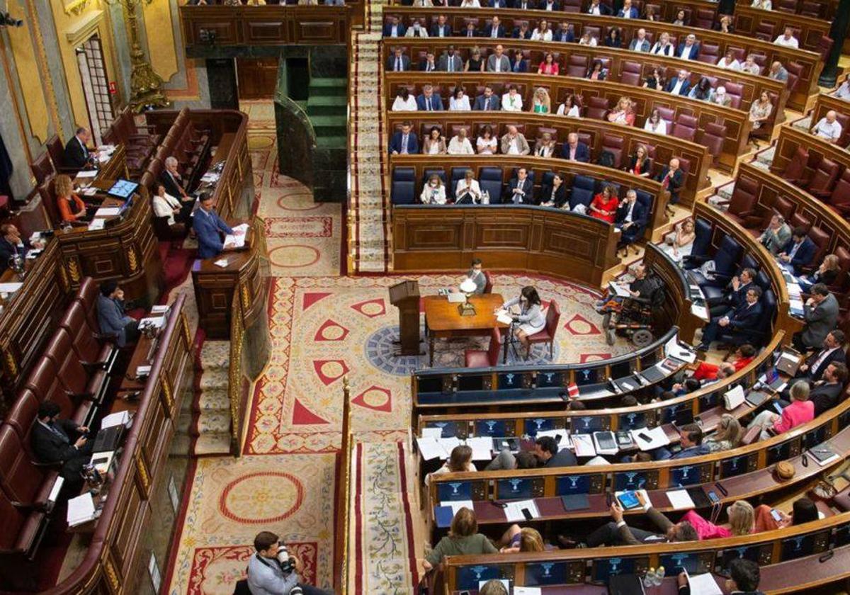 Un pleno del Congreso de los Diputados en la pasada legislatura.