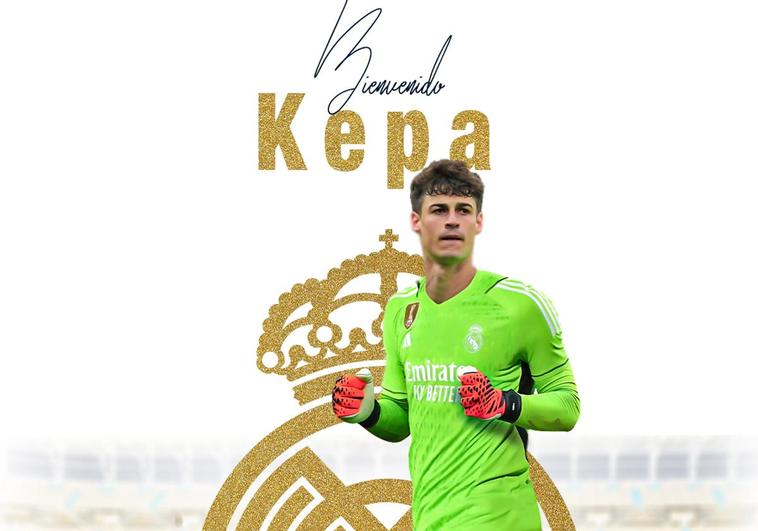 Kepa ya es nuevo portero del Real Madrid