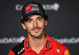 Pecco Bagnaia, líder del Mundial de MotoGP.