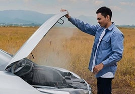 Un sobrecalentamiento de motor