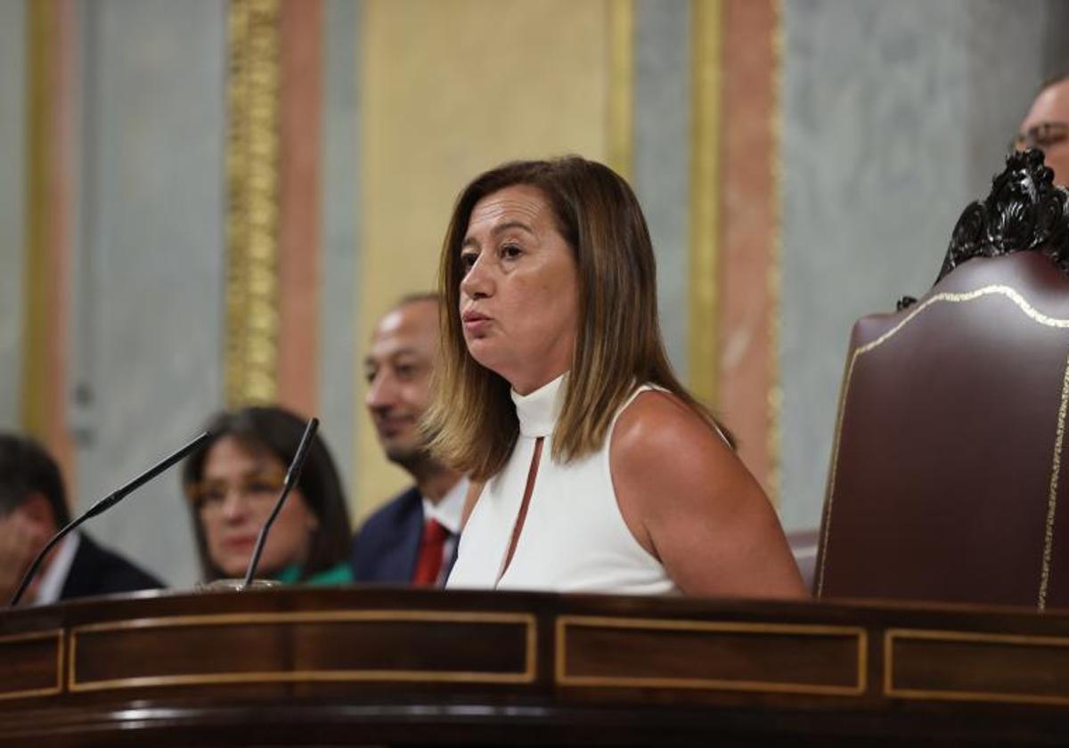 La nueva presidenta del Congreso, Francina Armengol.