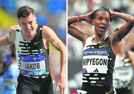 Jakob Ingebrigtsen buscará el doblete 1.500-5000. Faith Kipyegon busca el mismo doblete en Budapest.