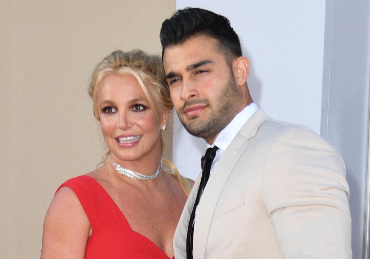 Britney Spears y Sam Asghari.