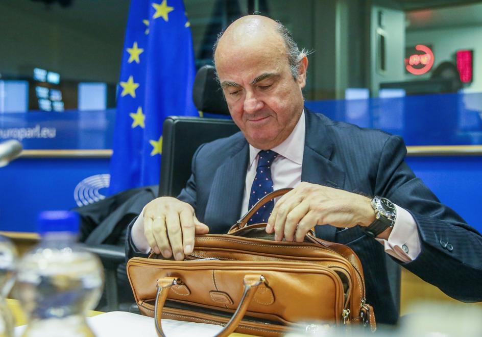 Luis de Guindos, elegido por el Eurogrupo como nuevo vicepresidente del Banco Central Europeo (BCE).