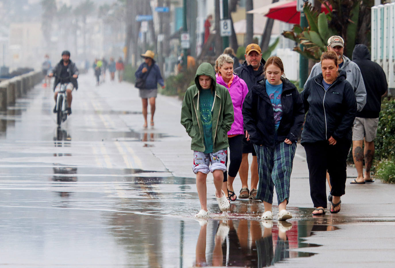 El devastador paso de la tormenta tropical Hilary por EE UU