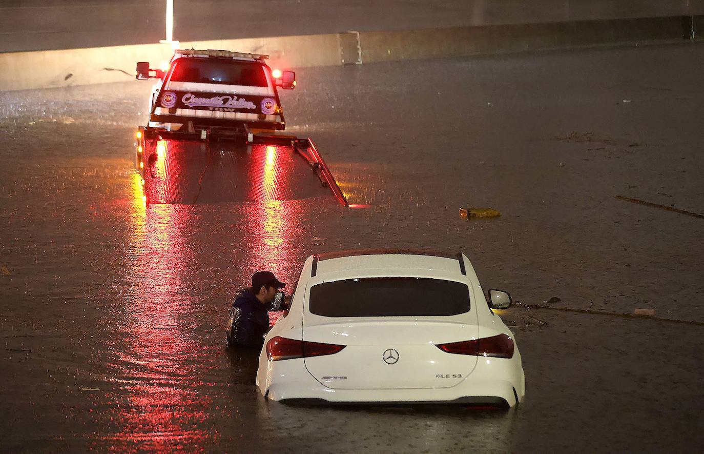 El devastador paso de la tormenta tropical Hilary por EE UU