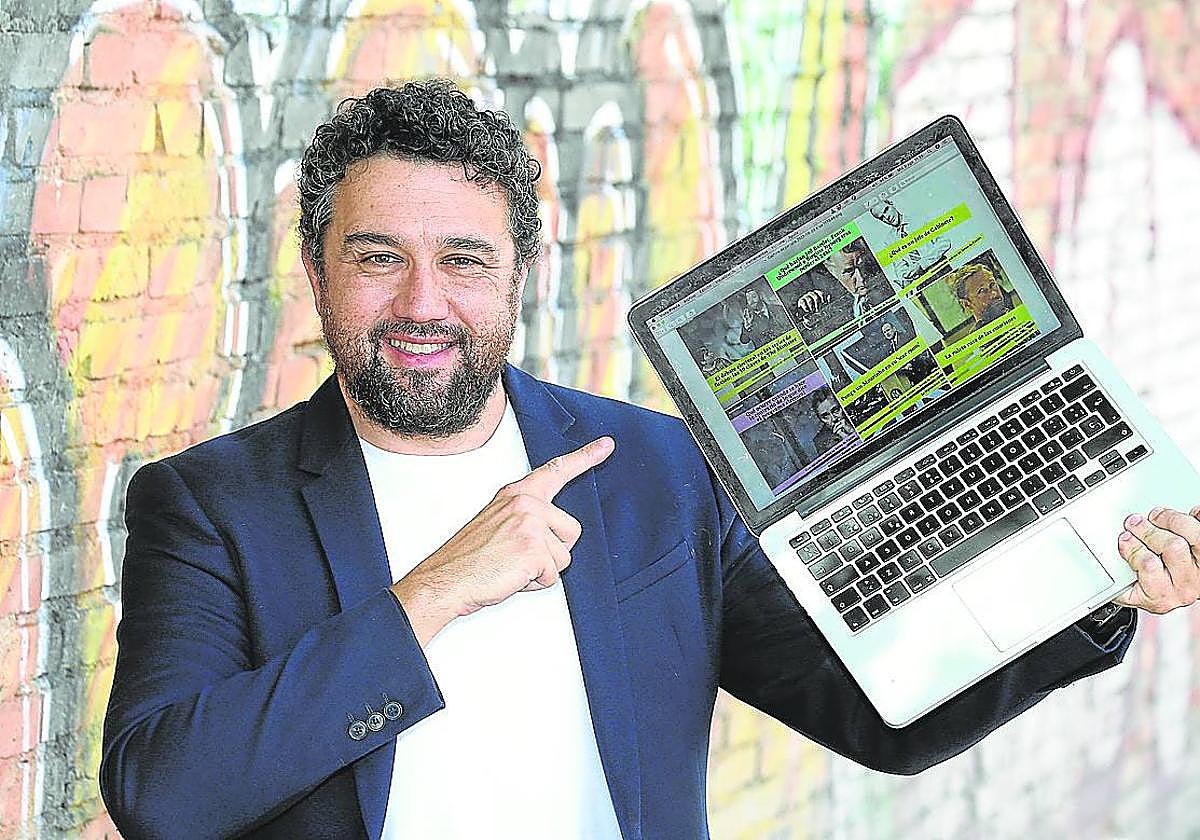 El consultor político Rubén Vinagre, en Logroño.