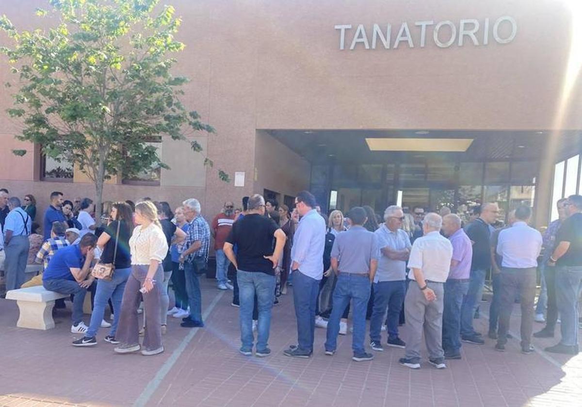 Velatorio de la pareja en el tanatorio de Motril el pasado mes de mayo