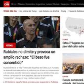 Rubiales causa asombro en la prensa internacional