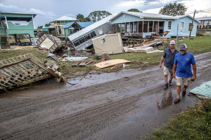 El huracán &#039;Idalia&#039; deja un escenario catastrófico en Florida