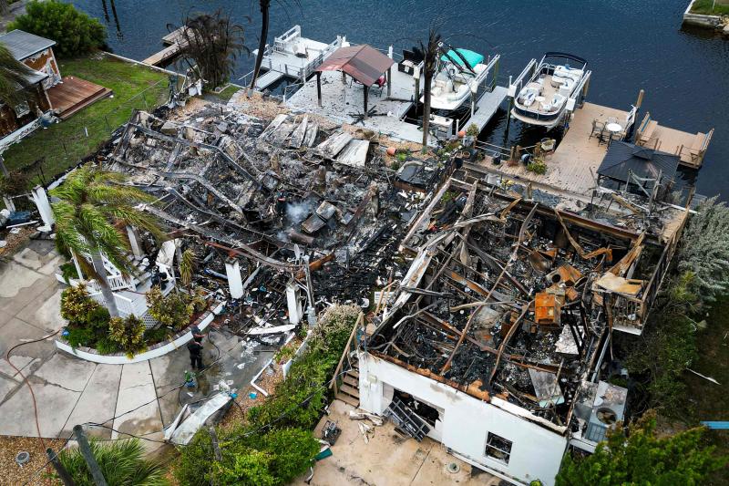 El huracán &#039;Idalia&#039; deja un escenario catastrófico en Florida