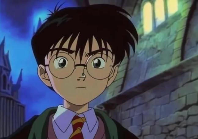 Harry Potter en clave de anime japonés, según la Inteligencia Artificial.