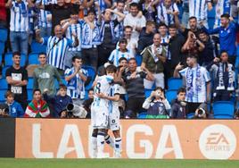 Un estelar Kubo lidera la goleada de la Real al Granada