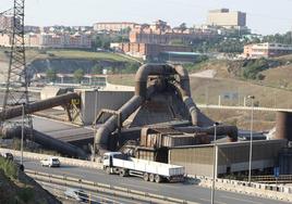 Imagen de la factoría de Nervacero en la localidad vizcaína de Portugalete.