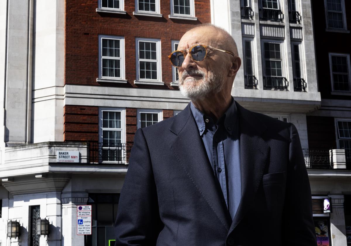 Arturo Pérez-Reverte, en Londres, durante la presentación de su nuevo libro.