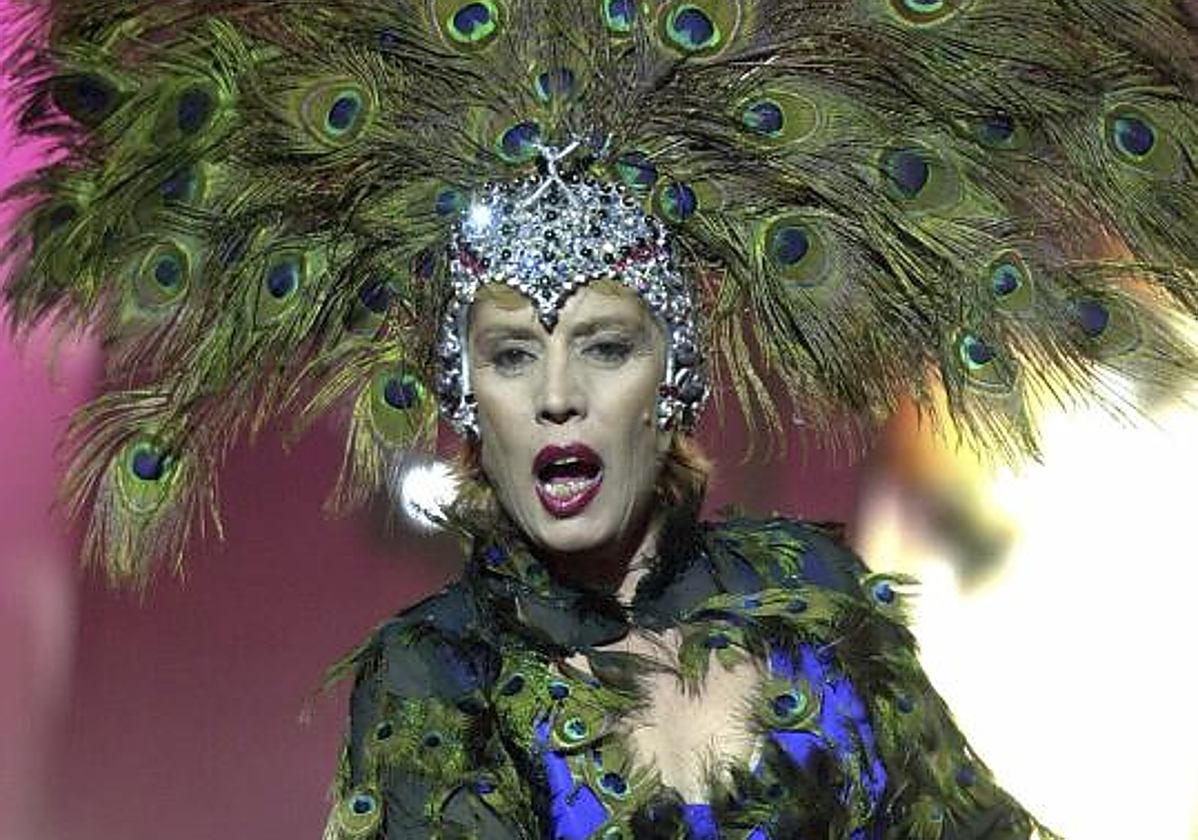 María Jiménez, en una actuación.