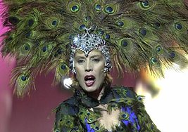 María Jiménez, en una actuación.