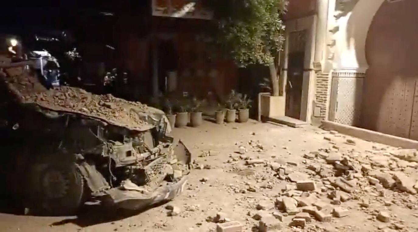 Las imágenes del seísmo que ha asolado Marrakech