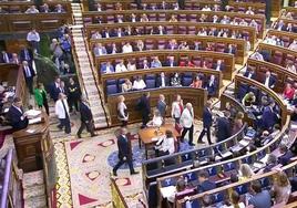 Una sesión del pleno del Congreso en la pasada legislatura.