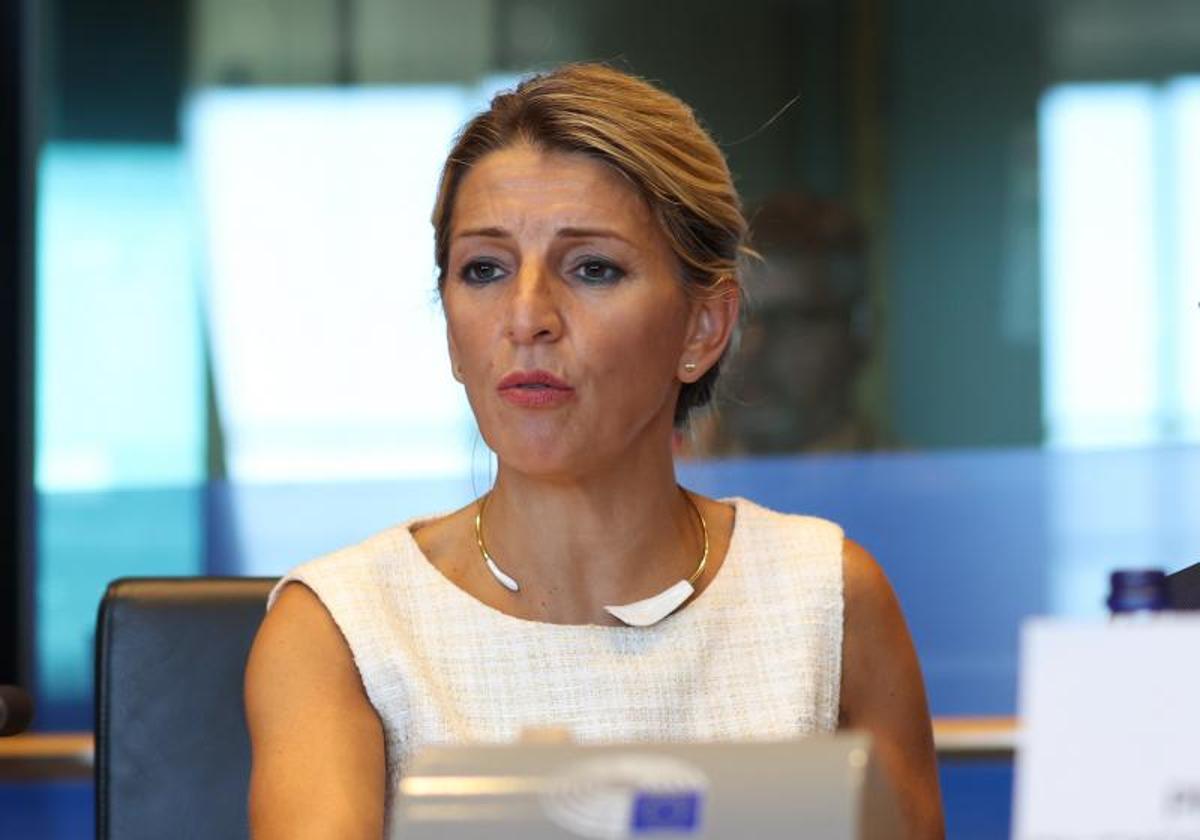 Yolanda Díaz, vicepresidenta del Gobierno en funciones.