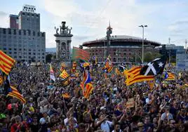 «Independencia o nada», ultimátum de la ANC a Puigdemont y Junqueras en una Diada a la baja