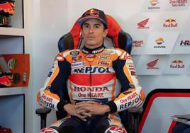 Marc Márquez, en el circuito de Misano.