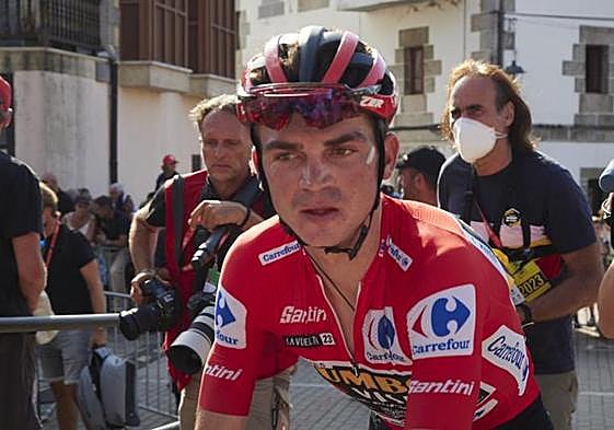 Sepp Kuss, líder de la Vuelta a España.