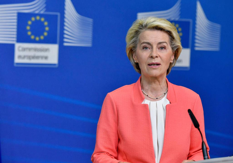 La presidenta de la Comisión Europea Ursula von der Leyen