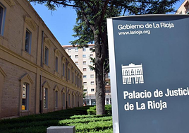 Fachada del Palacio de Justicia de La Rioja, en Logroño.
