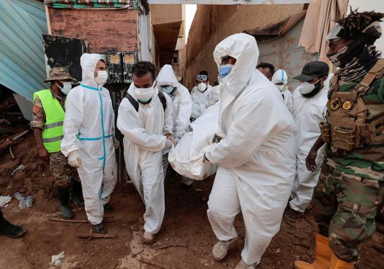 La ONU eleva a 11.300 los muertos por las inundaciones en la ciudad libia de Derna