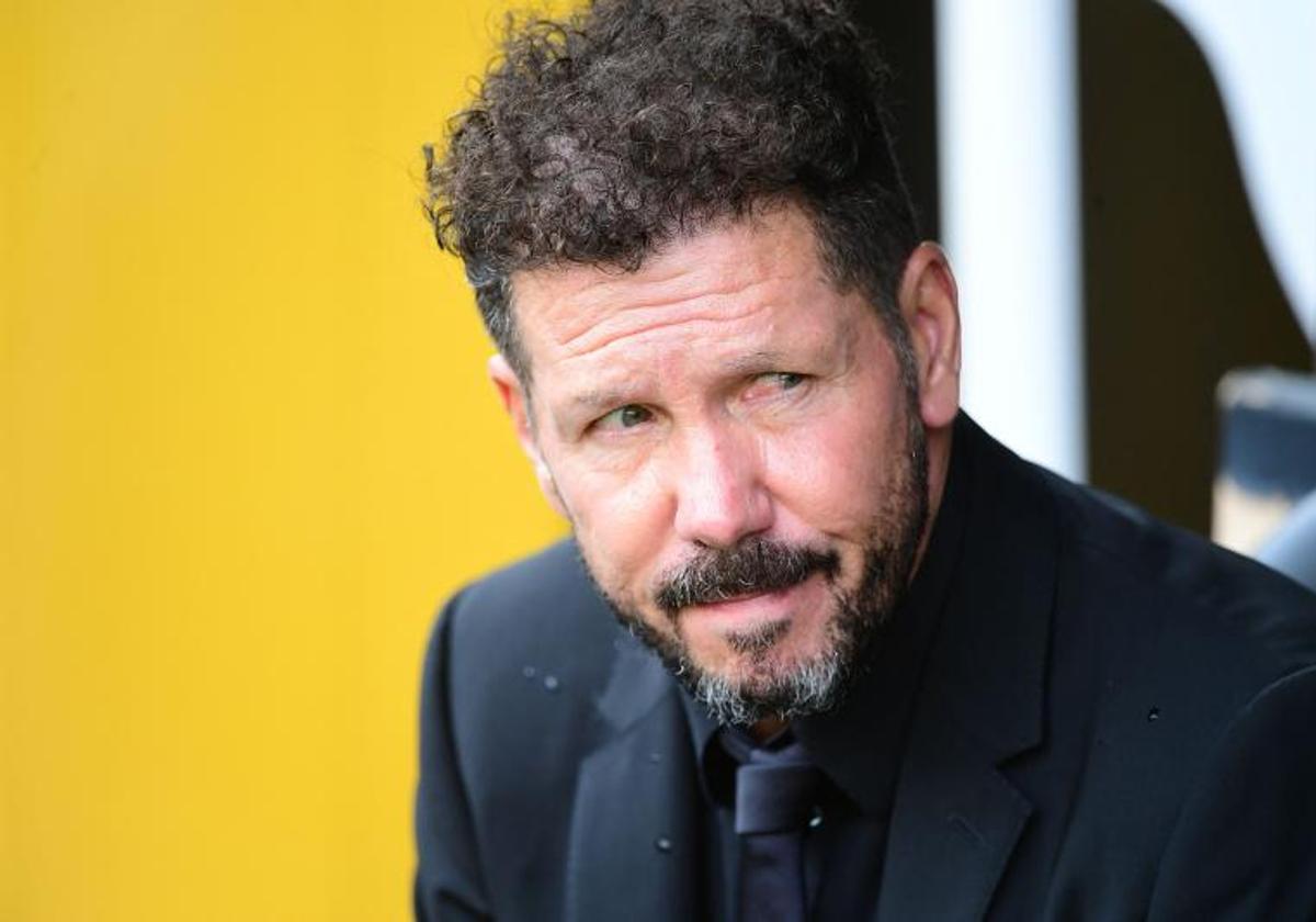 Diego Pablo Simeone, el pasado sábado en Mestalla.