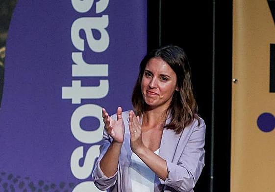 La ministra de Igualdad, Irene Montero.