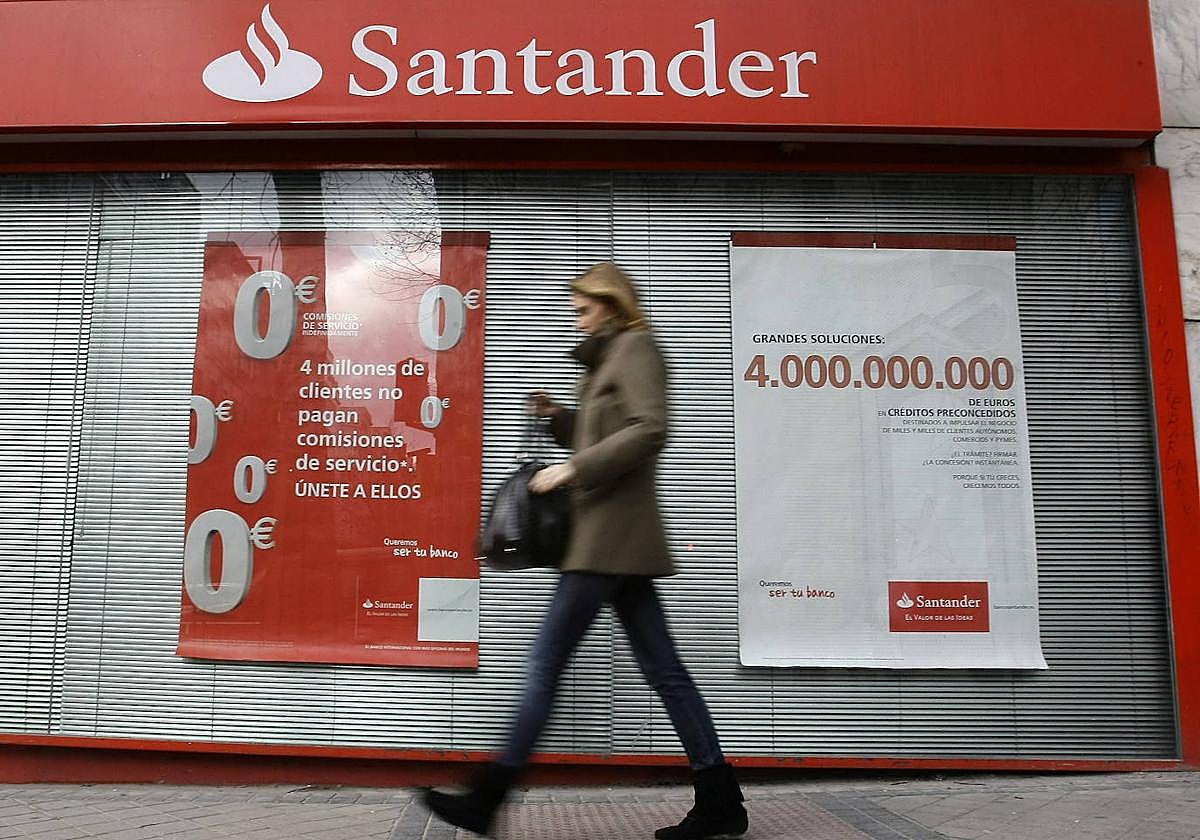 Sucursal del Banco Santander.