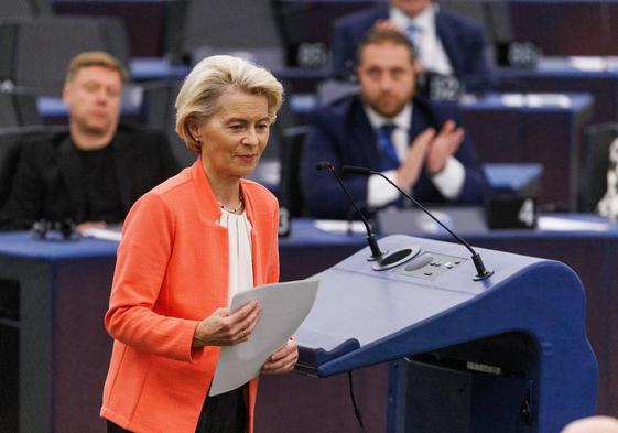 La presidenta de la Comisión Europea, Ursula von der Leyen