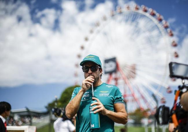 Fernando Alonso, en el circuito de Suzuka.