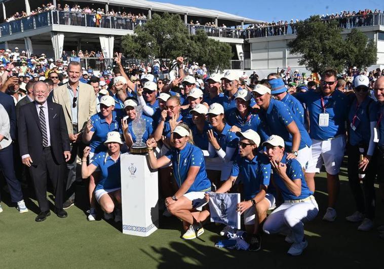 Europa hace historia en la Solheim Cup, con Carlota Ciganda heroína