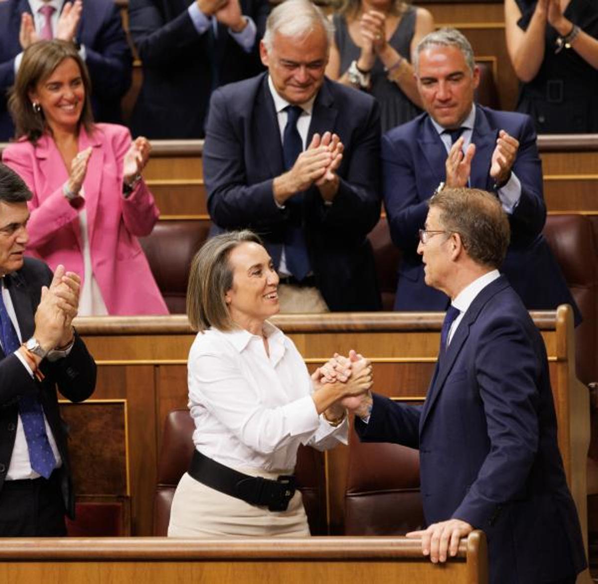 Feijóo «retrata» a Sánchez y se presenta como el presidente que no será por «principios»