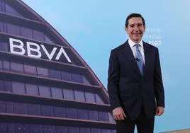 Carlos Torres , presidente del BBVA , en la junta de accionistas.
