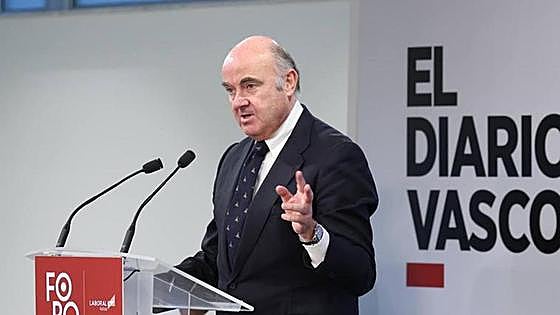Luis de Guindos: «La inflación es el mal absoluto y en el BCE debemos reducirla lo antes posible»
