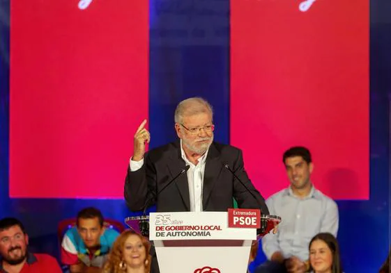 El expresidente de la Junta de Extremadura, Juan Carlos Rodríguez Ibarra
