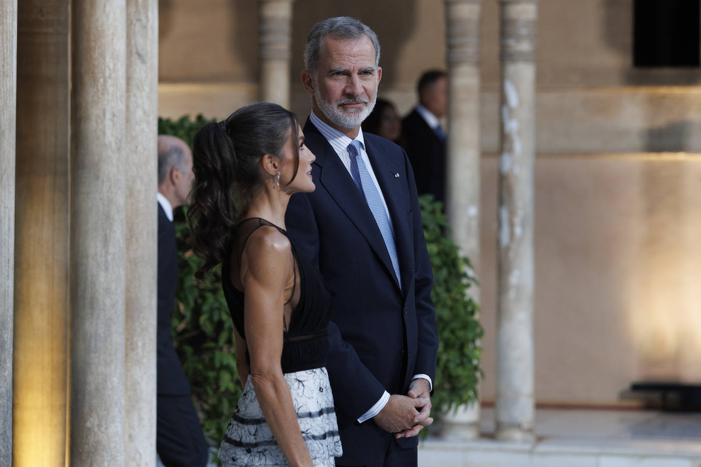 Los Reyes Felipe VI y Letizia. 